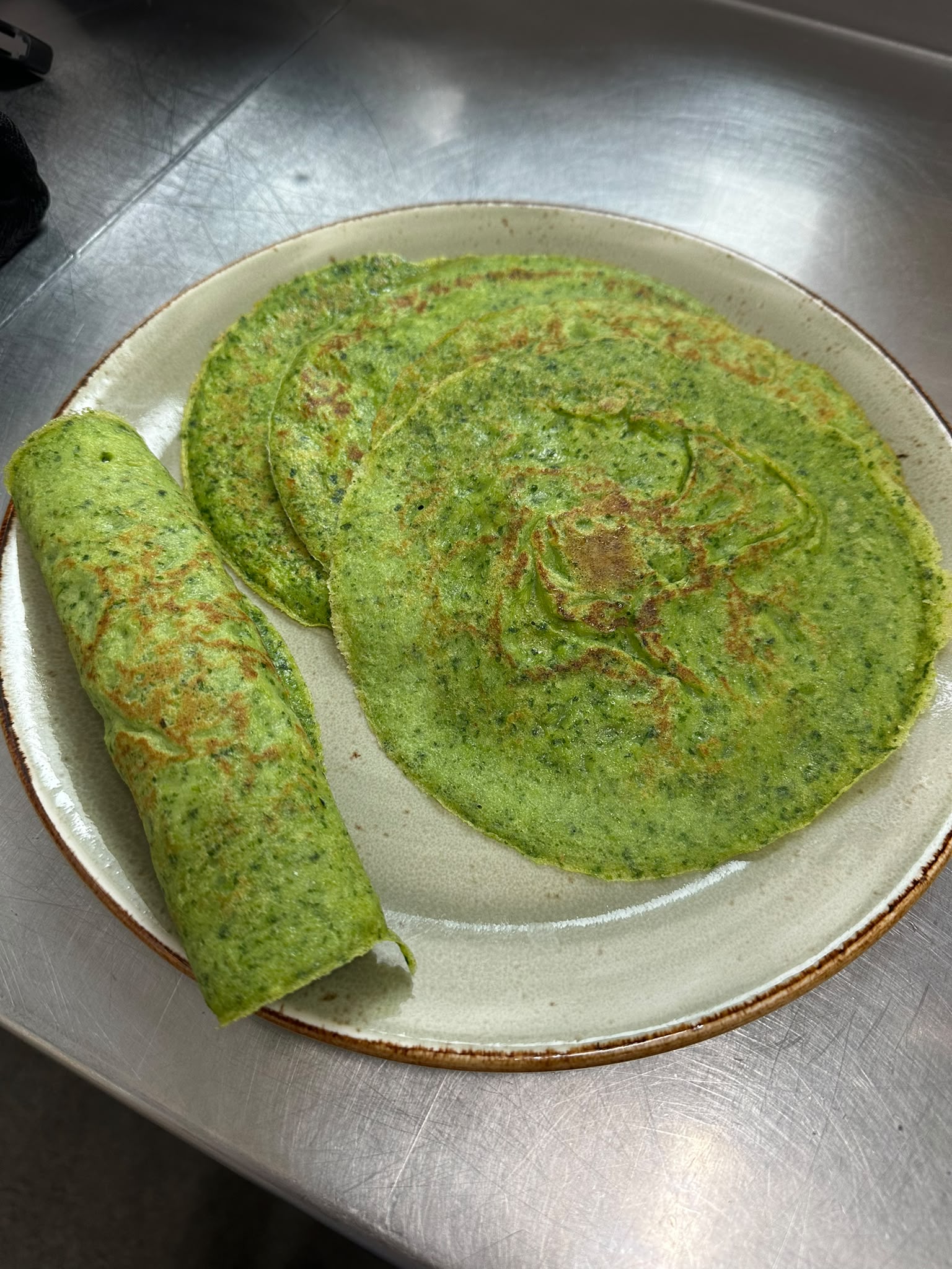 Kohlis grüne Pfannkuchen