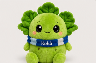 Plüschfigur Kohli