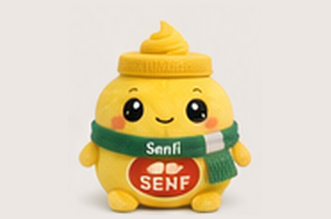 Plüschfigur Senfi
